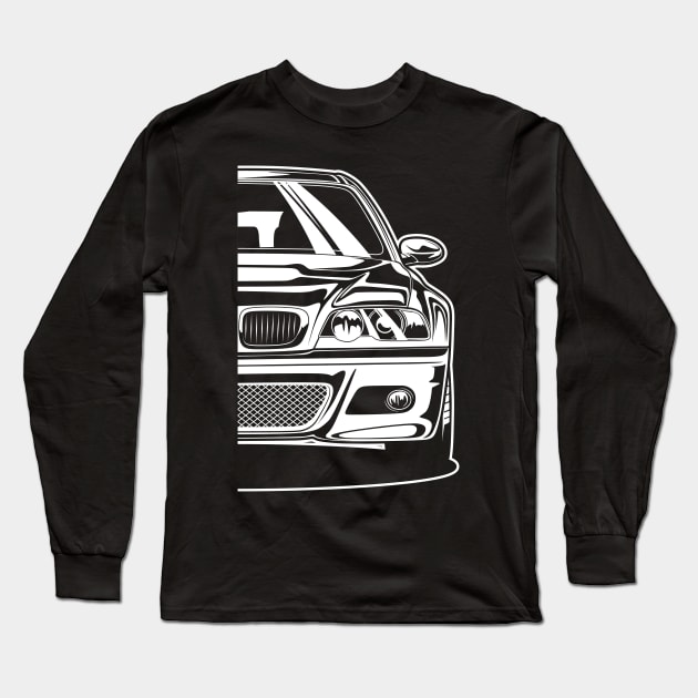 M3 E46 Coupe Long Sleeve T-Shirt by idrdesign